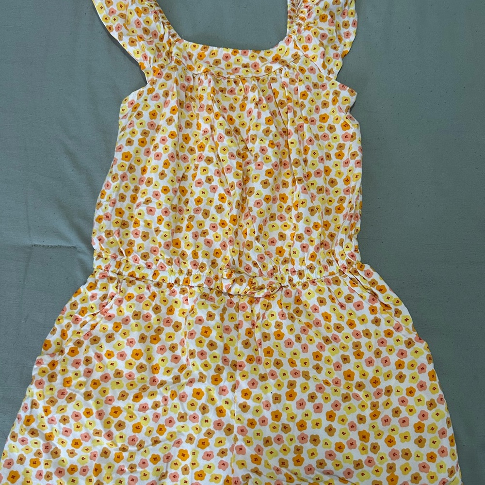 Cat & Jack Floral Kids Dress in Yellow and Pink